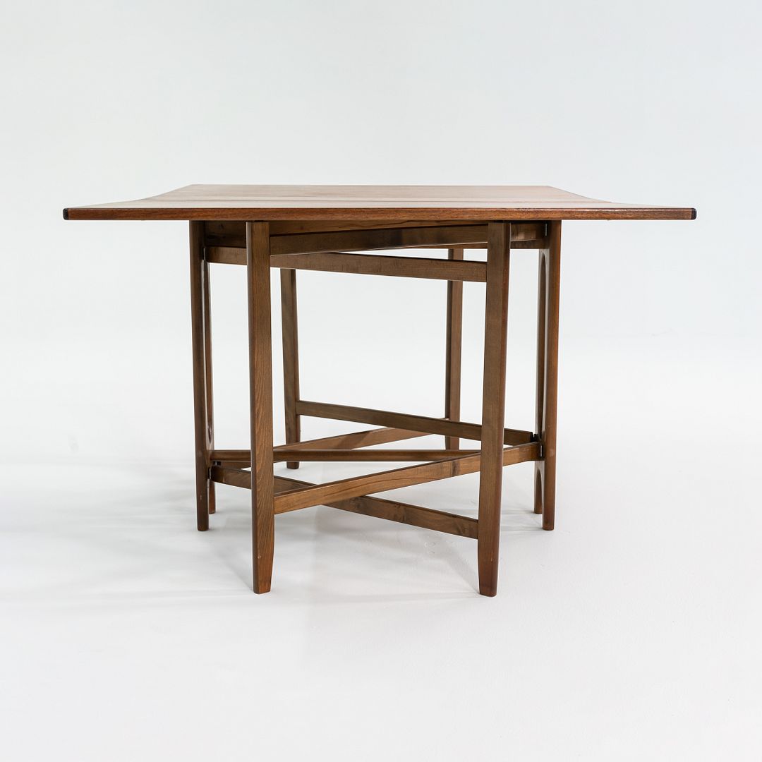 1960s Extension Gate Leg Dining Table by Bendt Winge for Kleppes Mobelfabrikk