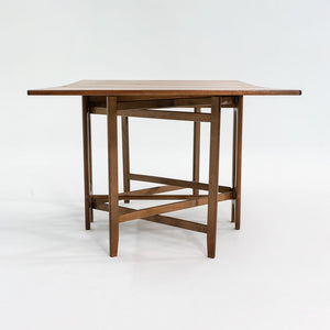1960s Extension Gate Leg Dining Table by Bendt Winge for Kleppes Mobelfabrikk