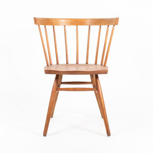 SOLD 1949 Pair of N19 Straight Chairs By George Nakashima For Knoll in Cherry