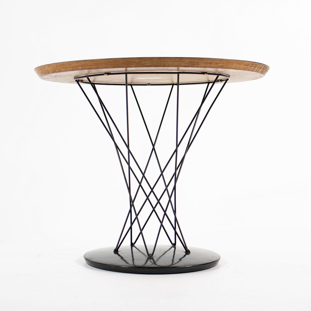 SOLD 1950s Noguchi Cyclone Side Table, Model 87 by Isamu Noguchi for Knoll with 24 inch Laminate Top