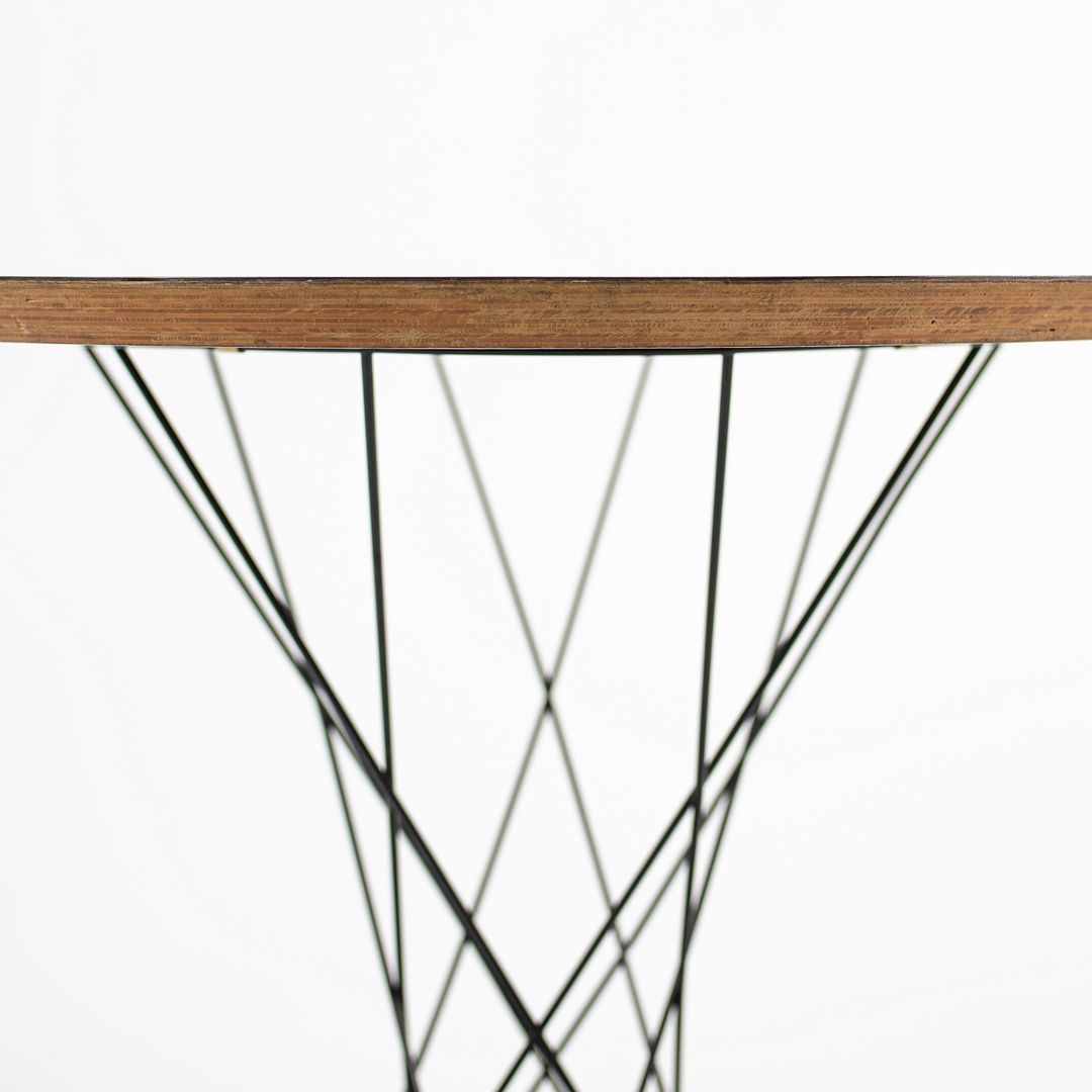 SOLD 1950s Noguchi Cyclone Side Table, Model 87 by Isamu Noguchi for Knoll with 24 inch Laminate Top