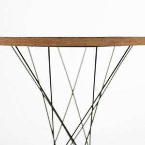 SOLD 1950s Noguchi Cyclone Side Table, Model 87 by Isamu Noguchi for Knoll with 24 inch Laminate Top