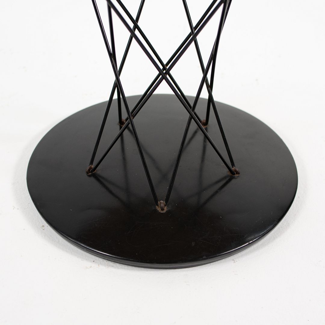 SOLD 1950s Noguchi Cyclone Side Table, Model 87 by Isamu Noguchi for Knoll with 24 inch Laminate Top