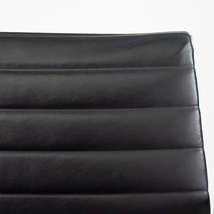 SOLD 2007 Aluminum Group Management Chair by Ray and Charles Eames for Herman Miller in Black Leather 12+ Available