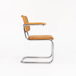 1970s B64 Cesca Armchair by Marcel Breuer for Knoll / Thonet in Beech with Cane 12+ Available