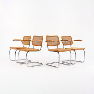 1970s B64 Cesca Armchair by Marcel Breuer for Knoll / Thonet in Beech with Cane 12+ Available