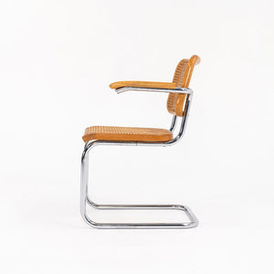 1970s B64 Cesca Armchair by Marcel Breuer for Knoll / Thonet in Beech with Cane 12+ Available