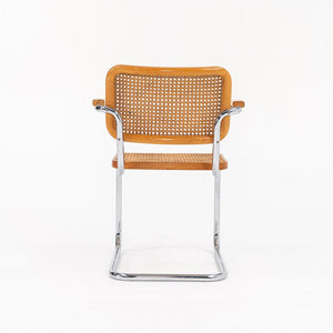 1970s B64 Cesca Armchair by Marcel Breuer for Knoll / Thonet in Beech with Cane 12+ Available
