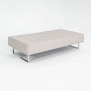 2013 Quadra Bench by Pierluigi Cerri and Alessandro Colombo for Poltrona Frau in Steel and Leather 4x Available