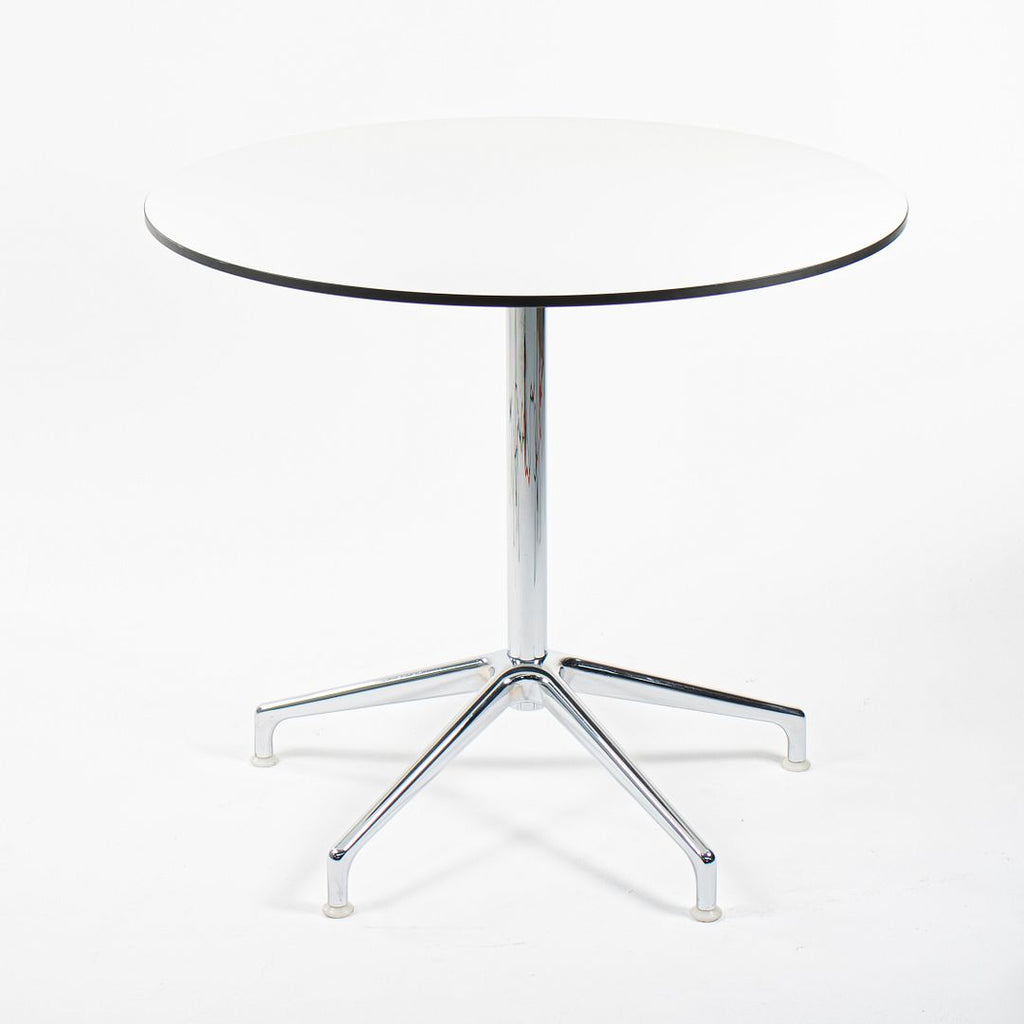 2013 Lotus Round Dining Table by Jasper Morrison for Cappellini in White Laminate