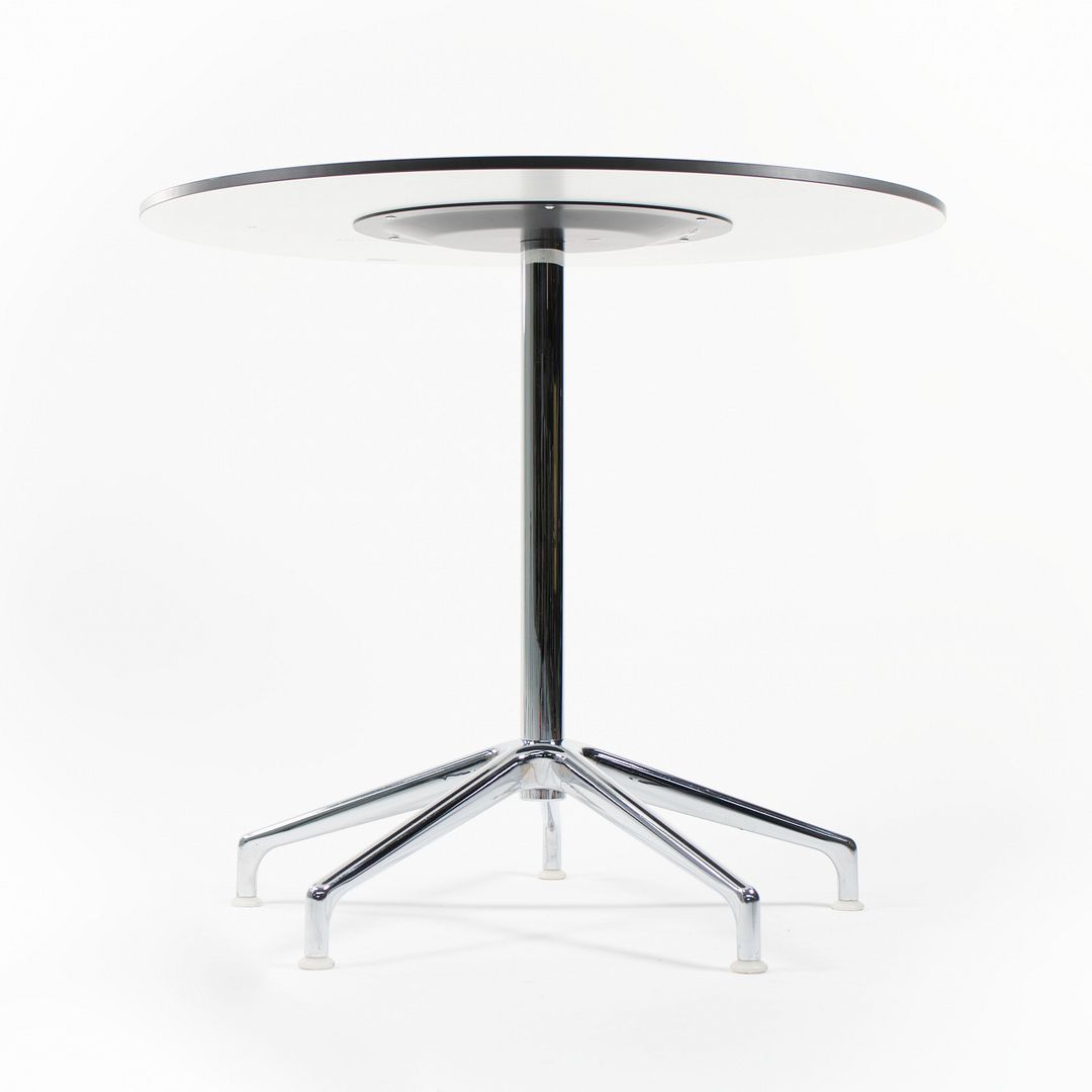 2013 Lotus Round Dining Table by Jasper Morrison for Cappellini in White Laminate