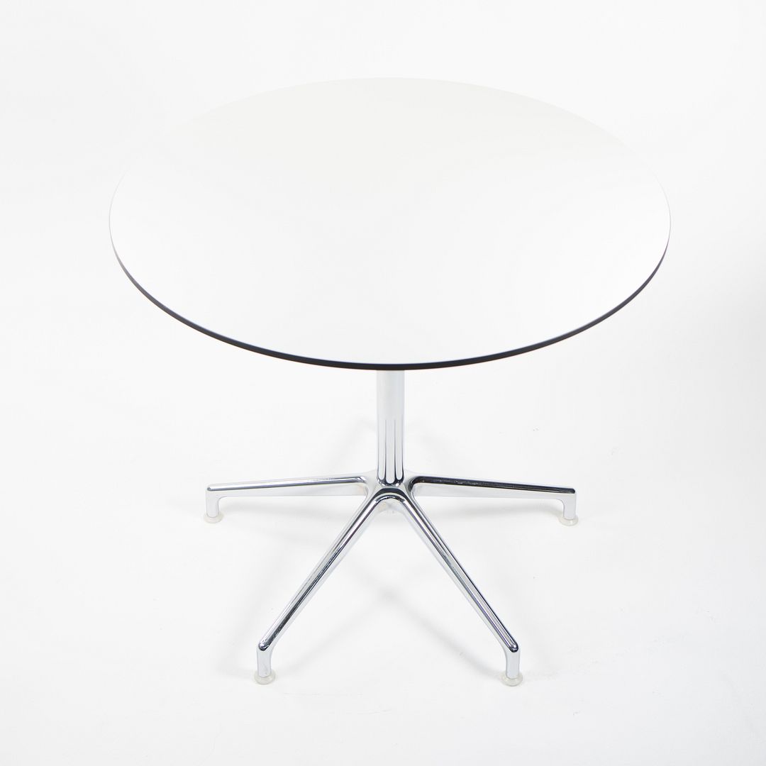 2013 Lotus Round Dining Table by Jasper Morrison for Cappellini in White Laminate