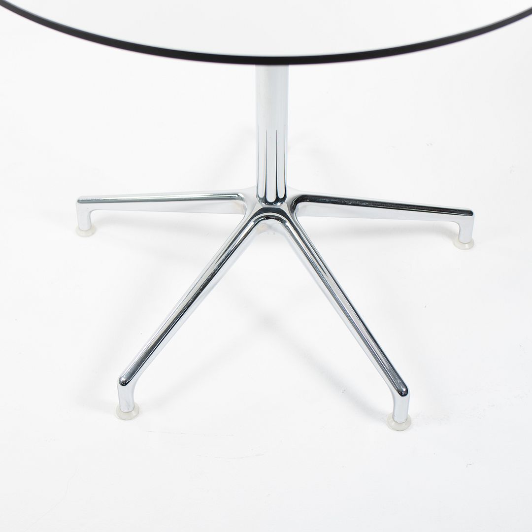 2013 Lotus Round Dining Table by Jasper Morrison for Cappellini in White Laminate