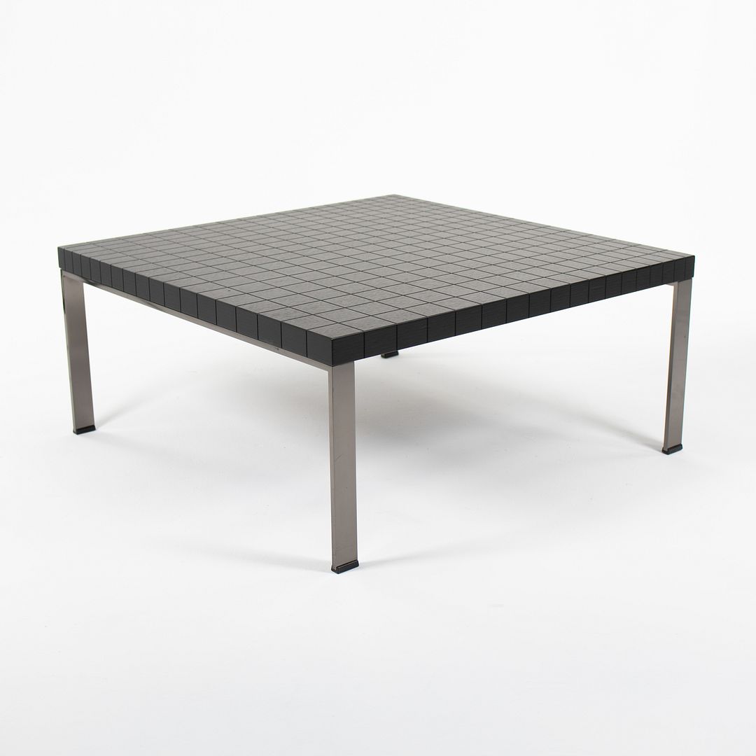 2014 Geometrie Table by Poltrona Frau in Wenge and Steel