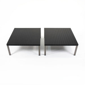 2014 Geometrie Table by Poltrona Frau in Wenge and Steel