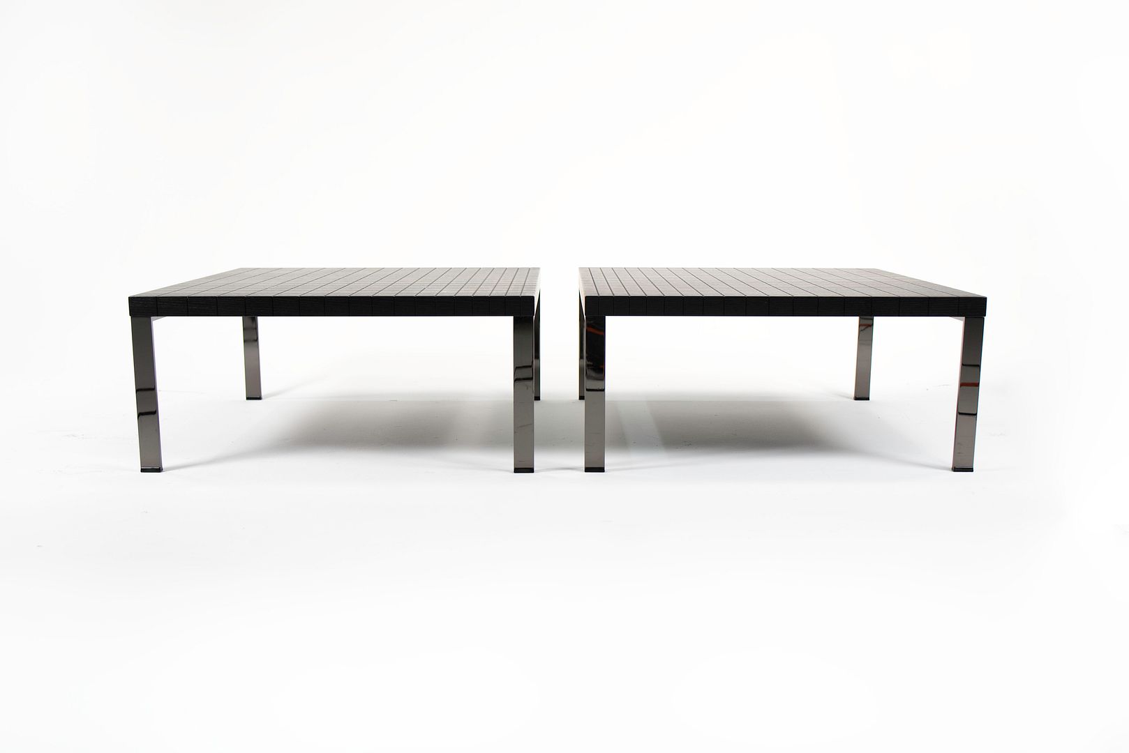2014 Geometrie Table by Poltrona Frau in Wenge and Steel