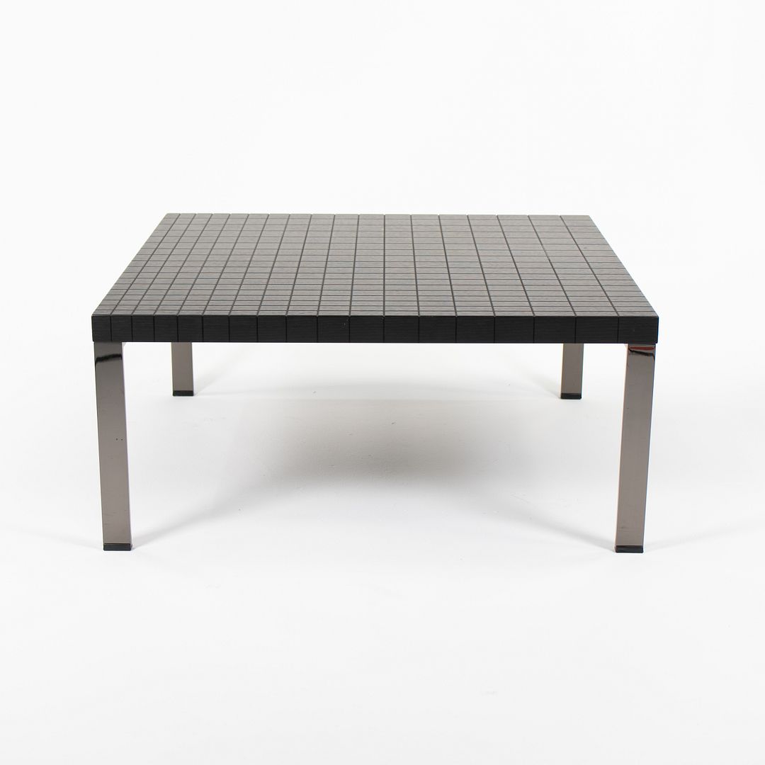 2014 Geometrie Table by Poltrona Frau in Wenge and Steel