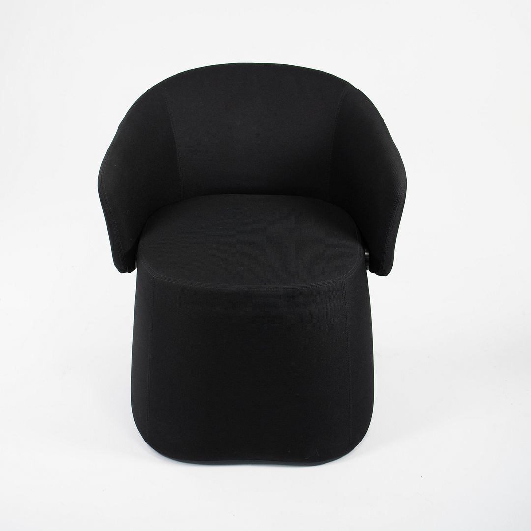 2020 Openest Chick Pouf Chair by Patricia Urquiola for Haworth in Black Fabric