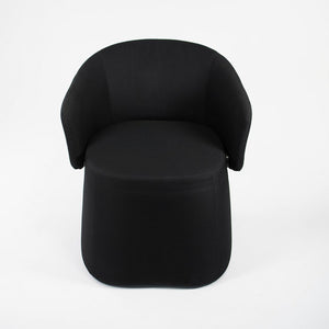 2020 Openest Chick Pouf Chair by Patricia Urquiola for Haworth in Black Fabric