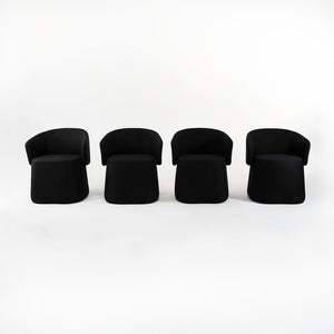2020 Openest Chick Pouf Chair by Patricia Urquiola for Haworth in Black Fabric
