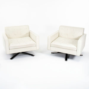 2013 Poltrona Frau Kennedee Swivel Lounge Chair by Jean-Marie Massaud for Poltrona Frau 2x Available