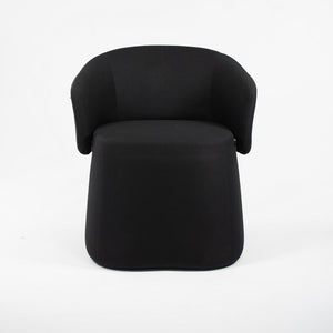 2020 Openest Chick Pouf Chair by Patricia Urquiola for Haworth in Black Fabric
