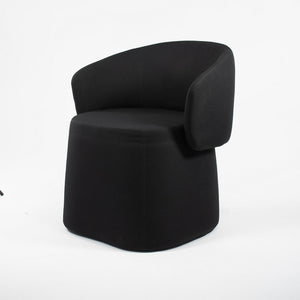 2020 Openest Chick Pouf Chair by Patricia Urquiola for Haworth in Black Fabric