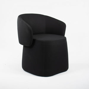 2020 Openest Chick Pouf Chair by Patricia Urquiola for Haworth in Black Fabric