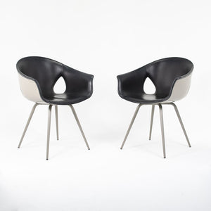 2013 Ginger Ale Chair by Roberto Lazzeroni for Poltrona Frau in Black Leather 2x Available