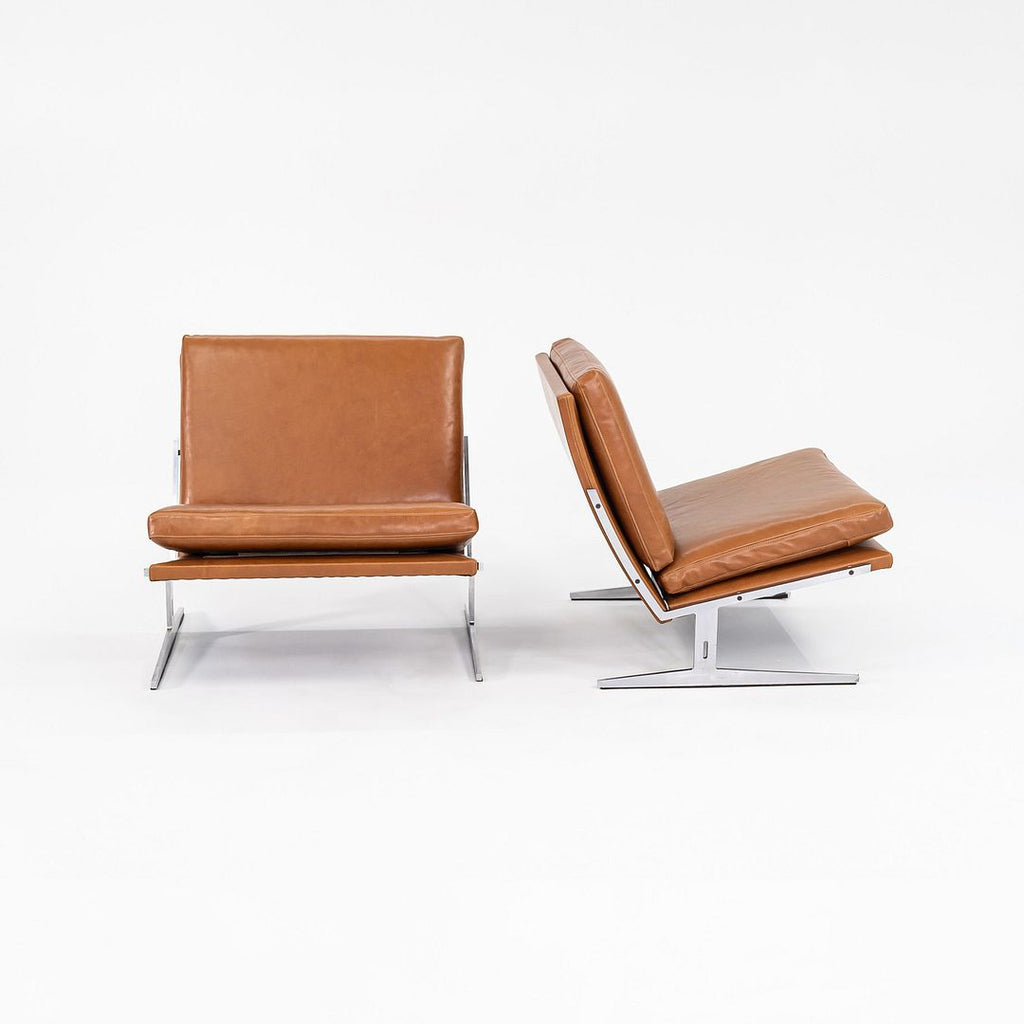 SOLD 1960s Pair of Bo-561 Easy Lounge Chairs by Preben Fabricius & Jorgen Kastholm for Bo-Ex