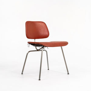 1952 DCM Dining Chair by Charles and Ray Eames for Evans / Herman Miller with Rare Upholstery