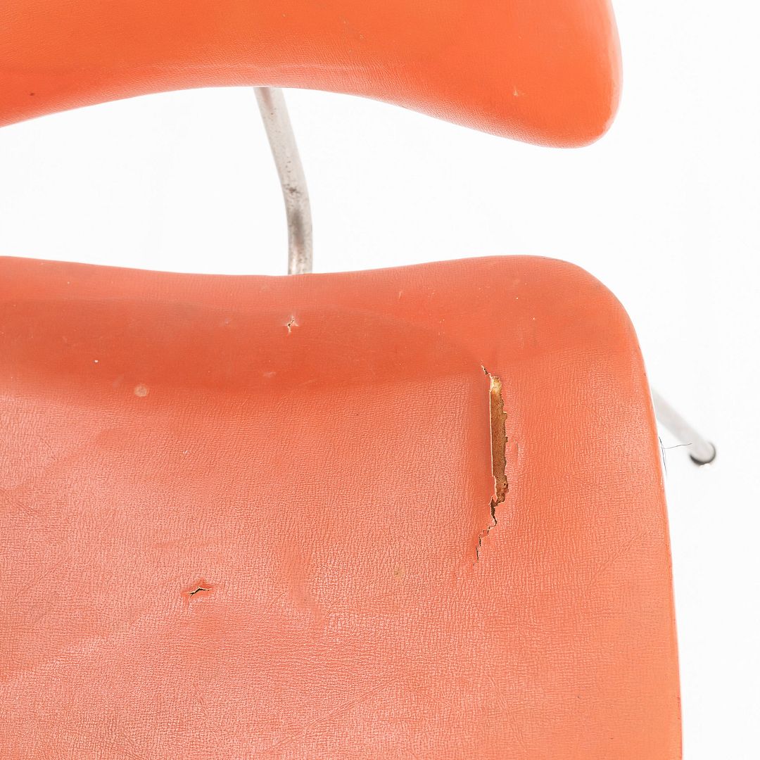 1952 DCM Dining Chair by Charles and Ray Eames for Evans / Herman Miller with Rare Upholstery