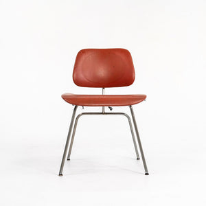 1952 DCM Dining Chair by Charles and Ray Eames for Evans / Herman Miller with Rare Upholstery