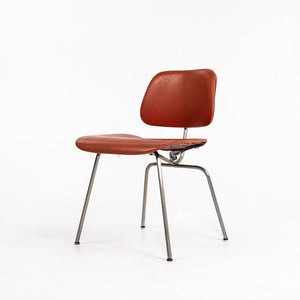 1952 DCM Dining Chair by Charles and Ray Eames for Evans / Herman Miller with Rare Upholstery