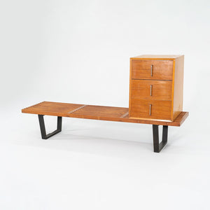 1950s George Nelson for Herman Miller BCS Three Drawer Cabinet Walnut (No Bench)