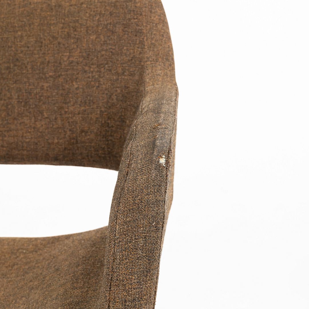 1960s Eero Aarnio for ASKO Finland Viking Chair Upholstered in Brown Fabric