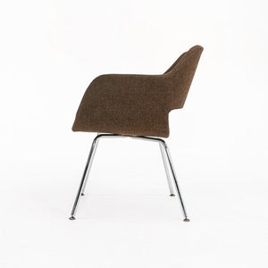 1960s Eero Aarnio for ASKO Finland Viking Chair Upholstered in Brown Fabric