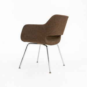1960s Eero Aarnio for ASKO Finland Viking Chair Upholstered in Brown Fabric