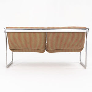 1970s Two-Seat Sling Sofa by Bruce Hannah and Andrew Morrison for Knoll in Fabric