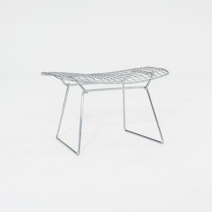 1970s Harry Bertoia for Knoll Bird Ottoman in Steel w/ Polished Chrome Finish