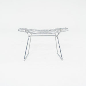 1970s Harry Bertoia for Knoll Bird Ottoman in Steel w/ Polished Chrome Finish