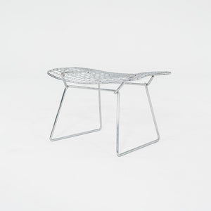 1970s Harry Bertoia for Knoll Bird Ottoman in Steel w/ Polished Chrome Finish