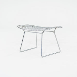 1970s Harry Bertoia for Knoll Bird Ottoman in Steel w/ Polished Chrome Finish