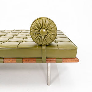 SOLD 2022 258L Barcelona Couch / Daybed / Bench by Mies van der Rohe for Knoll