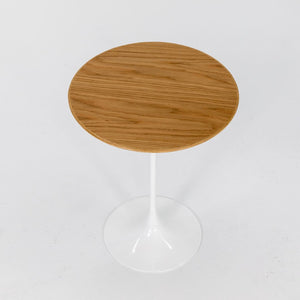 SOLD 2022 Tulip Side Table, Model 16OTR by Eero Saarinen for Knoll in Oak with 16 inch Top