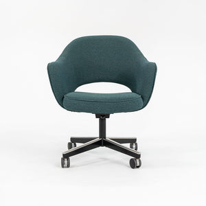 SOLD 1980s Knoll Saarinen Execuitve Desk Chair, Model 71S by Eero Saarinen for Knoll Steel, Plastic, Fabric, Foam