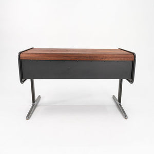 1975 Action Office II Series Roll-Top Desk by George Nelson for Herman Miller in Walnut