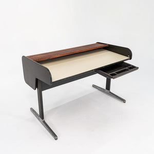 1975 Action Office II Series Roll-Top Desk by George Nelson for Herman Miller in Walnut