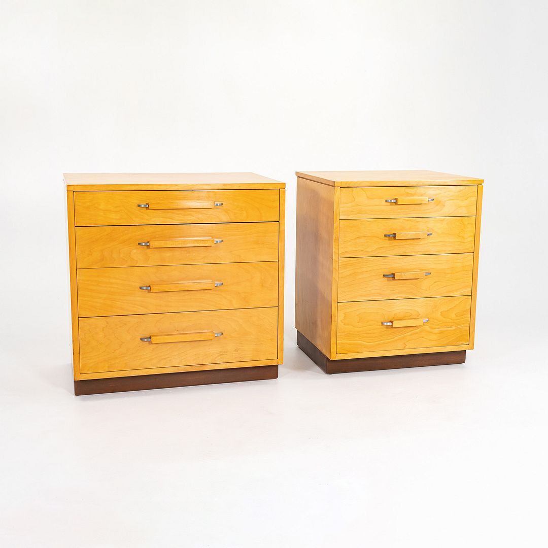 1939 Flexible Home Arrangements Birch 4-Drawer Dresser by Eliel Saarinen, J. Robert Swanson, Pipsan Saarinen Swanson for Johnson Furniture Co. in Birch