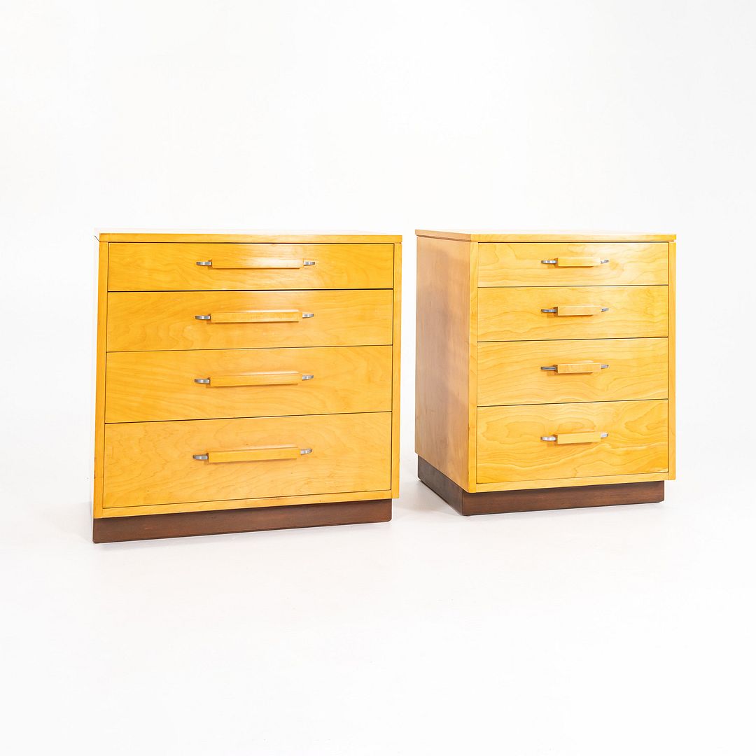 1939 Flexible Home Arrangements Birch 4-Drawer Dresser by Eliel Saarinen, J. Robert Swanson, Pipsan Saarinen Swanson for Johnson Furniture Co. in Birch